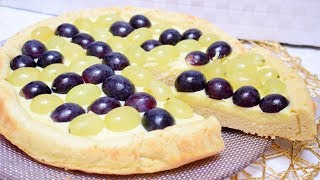 CROSTATA MORBIDA CON CREMA PASTICCERA E UVA [upl. by Yeleen]