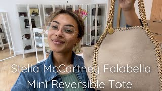 Stella McCartney Falabella Mini Reversible Tote Review [upl. by Ahcmis206]