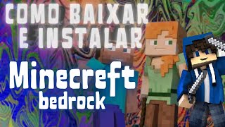 COMO BAIXAR INSTALAR O MINECRAFT BEDROCK PC ORIGINAL DE GRAÇA 2023ATUALIZADO [upl. by Stephan971]