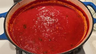 How to Make Marinara Sauce With Fresh Tomatoes  Italian Cuisine [upl. by Buine654]