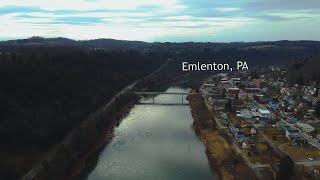 DJI Mavic Mini Flying Over the Allegheny River at Emlenton PA [upl. by Eendyc]