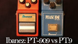 Classic Ibanez Phasers PT909 vs PT9 [upl. by Maddie]