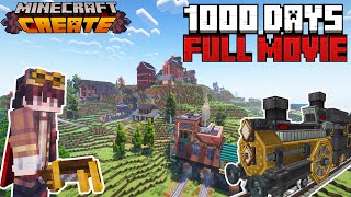 I Survived 1000 Days In Minecraft Survival  FULL MOVIE [upl. by Quickman675]