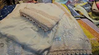 Eid collection orginal pakistani ready party drees unlimited purnima saree [upl. by Netsyrc152]