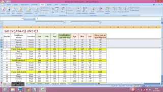 Group and UnGroup in Excel to visualize data [upl. by Fidole864]