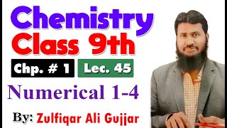 Numerical No14  Chapter 1  9th Chemistry [upl. by Anaerol]