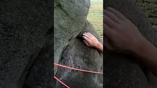 Trad climbing in Peak District  Flying Buttress  HVD  Stanage Popular shorts [upl. by Namyl]