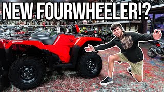 Four wheeler SHOPPING 2020 Honda RUBICON Or maybe a Polaris HIGH LIFTER [upl. by Aihtebat]