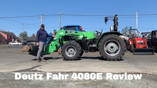 Deutz Fahr 4080E Utility Tractor [upl. by Chak]