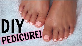 StepByStep Pedicure at HOME  SAVE TIME [upl. by Bobbette956]