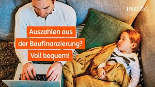 Auszahlung aus der Baufinanzierung im OnlineBanking [upl. by Gnah]