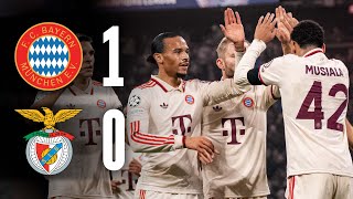 Bayern beat Benfica with Musiala header  Highlights Champions League [upl. by Yecies]