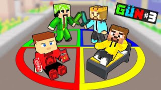 RENKLİ DAİREDEN SON ÇIKAN KAZANIR 😱  Minecraft [upl. by Odrawde]