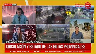 Diego Albornoz con el informe sobre el estado de caminos y rutas provinciales [upl. by Cesya519]