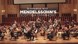 Mendelssohns Scottish  Rehearsal Footage November 7 2017 [upl. by Solley101]