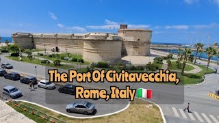 The Port Of Civitavecchia Rome Italy 🇮🇹 travelvlog viralpost highlights familyadventure city [upl. by Haimarej85]