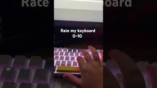 Rate the keyboard credit to JBShorts10 for the sound and idea [upl. by Ahsekram]