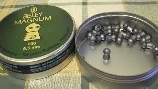 Air Rifle Pellets  Bisley Magnum review [upl. by Mariette]