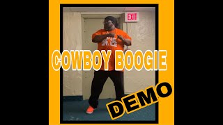 COWBOI BOOGIE LINE DANCE DEMO by BIG MUCCI [upl. by Eirised]