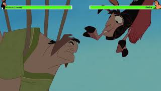 Kuzco vs Pacha with healthbars [upl. by Divadnhoj812]