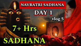 7hrs Sadhana  I woke up 400 am to do Sadhana  Navratri Sadhana  Linga Bhairavi Devi  Day 1 [upl. by Zeugirdor955]