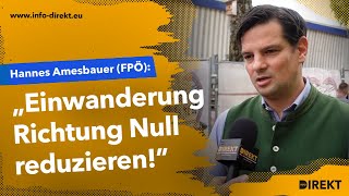 Amesbauer FPÖ zur KalifatDiskussion quotEinwanderung Richtung Null reduzierenquot [upl. by Witcher565]