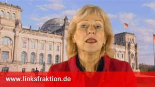 DIE LINKE Dagmar Enkelmann Statt Verschuldung brauchen wir ein gerechtes Steuersystem [upl. by Pippo768]