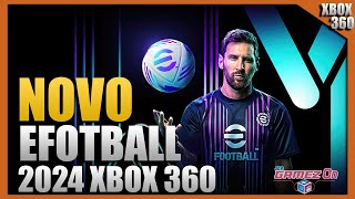 Novo Patch Efootball 2024 Xbox 360 para PES 2018 [upl. by Bank]