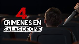 4 Escalofriantes CRlMEN3S Ocurridos en cines  MundoCreepy [upl. by Eniliuqcaj500]