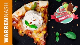 Pizza Ice Cream Recipe  From Little Baby’s Ice Cream Philadelphia  Recipes by Warren Nash [upl. by Saiasi390]