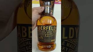 Aberfeldy 12 years aged  single malt scotch whisky🥃🥃barreltoffee [upl. by Gnirol]