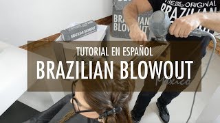 Tutorial Brazilian Blowout Capacitación en Español México [upl. by Balliol]