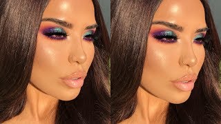 COLORFUL BUT CHIC MAKEUP TUTORIAL  iluvsarahii [upl. by Kesia]