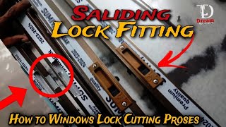 saliding Windows Lock Cutting kaise kare  Saliding Windows Lock Setting kaise kare  Pvc Windows [upl. by Proffitt849]