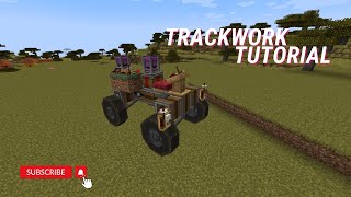 How to Make a Base of a Car in Minecraft Create Trackwork [upl. by Henrietta321]