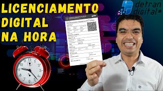 COMO PAGAR E TER SEU LICENCIAMENTO DIGITAL NA HORA  CRLVe 2021 [upl. by Iden]