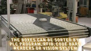 Automatic sorting conveyor  ASB Automation Solutions [upl. by Aenad9]