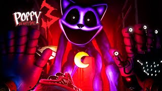 Poppy Playtime Chapter 3 Huggy Wuggy EATEN by CATNAP Ending New Gameplay VHS amp Endings [upl. by Luttrell570]