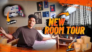 SHIFTING TO NEW HOSTEL 🏡📦 CHALAA Kasta padi Change Ayya 🥲  ROOM TOUR VLOG TELUGU  college vlog [upl. by Adnovahs]