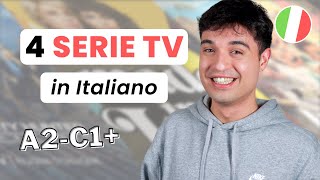 4 Italian TV Shows to learn Italian from beginners to advanced ita audio with subs [upl. by Nylevol]