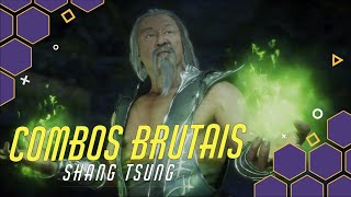 MK11 COMBOS COM BRUTALIDADE  SHANG TSUNG [upl. by Llevrac]