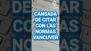 ¿Cómo citar las normas Vancouver 📚  Página para normas vancouver Truco ÉxitoAcadémico [upl. by Notsnorb]