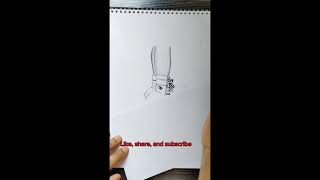 how to draw a converse shoeseasy a converse shoe drawing [upl. by Appleton939]