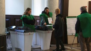 Polls open in Georgia parliamentary elections  AFP [upl. by Ahsiele]