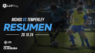 Resumen Temperley vs Bichos 201024 [upl. by Annaitat]