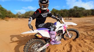 New 2024 YZ250F FMF Sounds INSANE Too Loud [upl. by Sucramed]