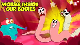 Terrifying Parasites Inside the Human Body  Tapeworms Hookworm Roundworm amp More  Dr Binocs Show [upl. by Anirbaz226]