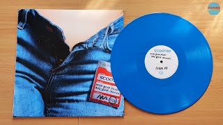 Scooter  Open Your Mind And Your Trousers  blue vinyl unboxing  4K [upl. by Betthezel]