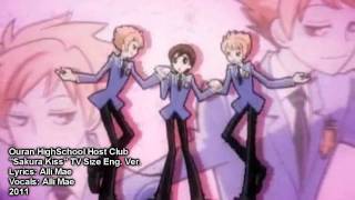 Ouran HighSchool Host Club Sakura Kiss TV English Cover [upl. by Hazeghi]