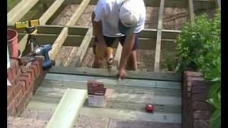 How to Build a Deck Part 06  Fitting decking boards How to Build a Deck with QDeck Products [upl. by Voccola]